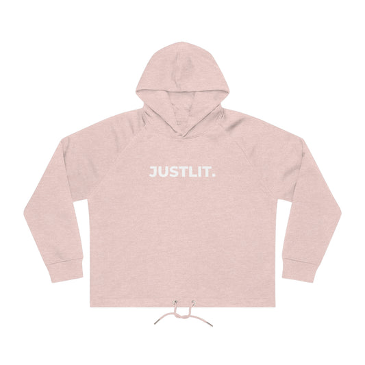JustLit Women's Cropped Hoodie Sweatshirt